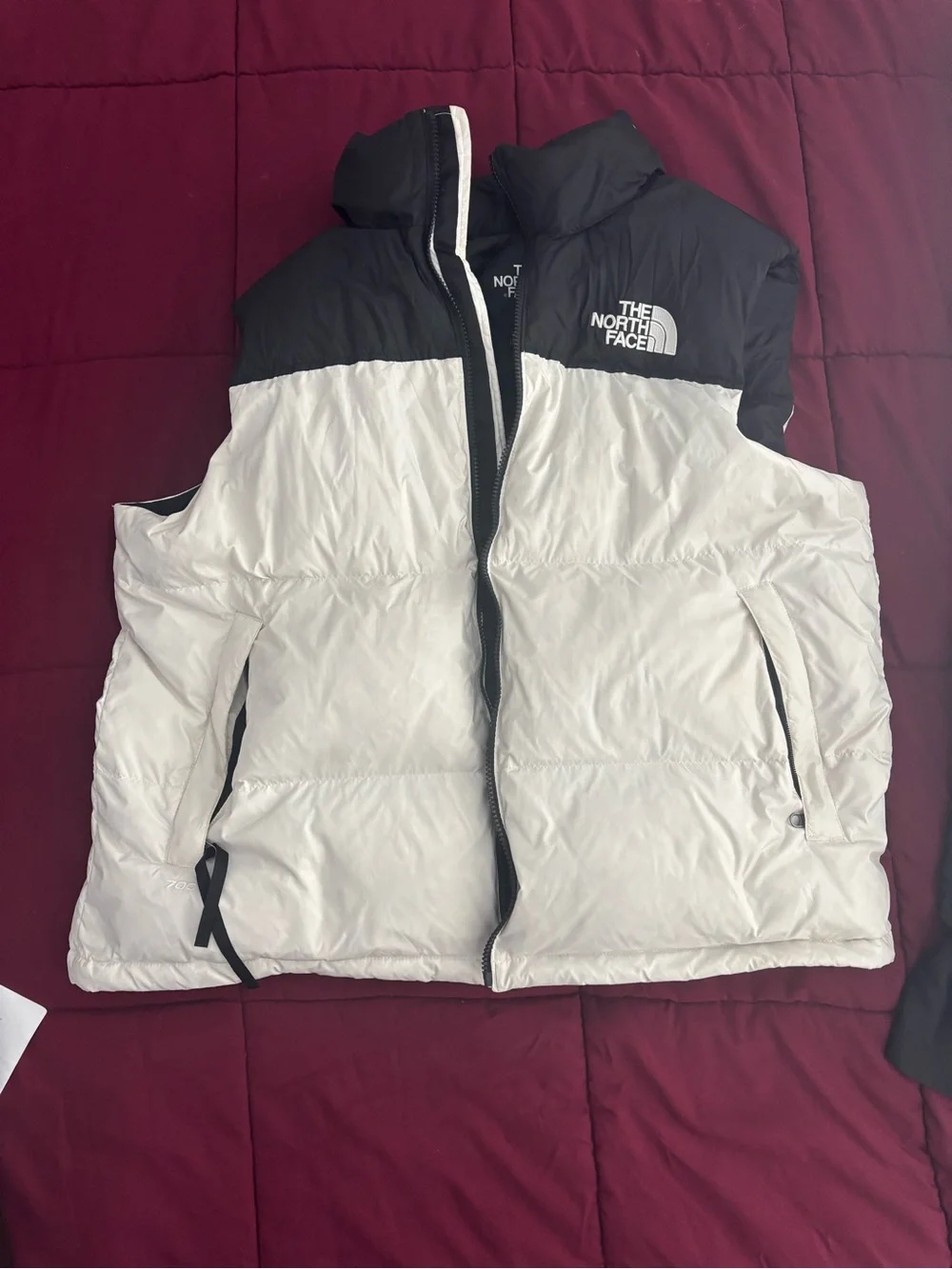 The North Face Black Quilted Insulated Jacket Interior